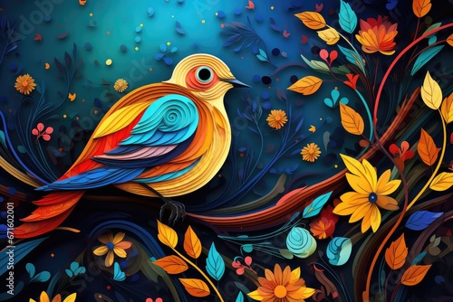 Abstract background for National Bird Day