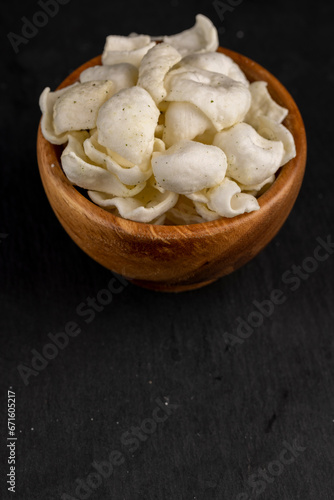 potato chips made of mashed potatoes with spices