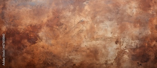 Scratched brown wall with textured background