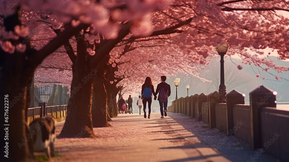 Hanami (Japan) - The tradition of viewing cherry blossoms in spring.