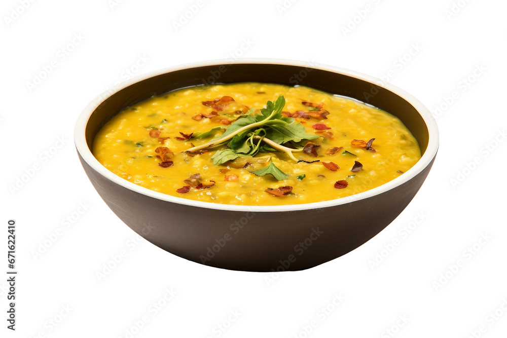 Masoor Dal on a Transparent Background. Generative AI