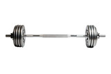 Barbell in the Gym on a Transparent Background. Generative AI