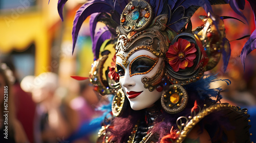 Mardi Gras (New Orleans, USA) - Known for its elaborate parades and festive atmosphere. © Santy Hong