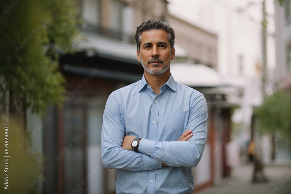 Portrait of handsome mature businessman standing with arms crossed and looking at camera
Edit Image
Portrait of handsome mature businessman standing with arms crossed and looking at camera
Edit Image