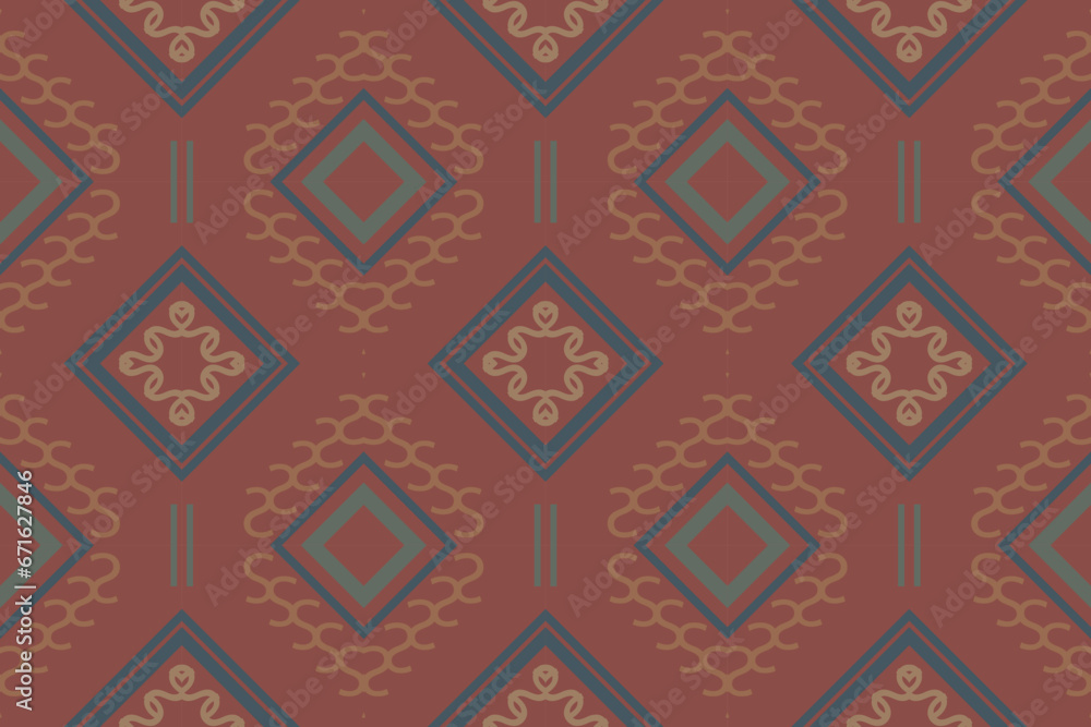 Simple ethnic design in the Philippines. traditional pattern background It is a pattern created by combining geometric shapes. Create beautiful fabric patterns. Design for print. Simple ethnic design in the Philippines. traditional pattern background It is a pattern created by combining geometric shapes. Create beautiful fabric patterns. Design for print.