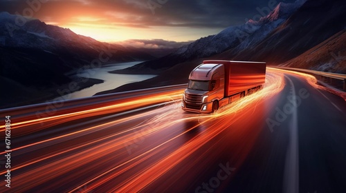 Transport Logistics Technology - trucking, road freight, delivery