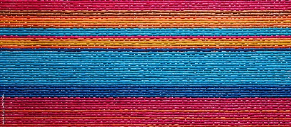 vibrant mat with striped design vibrant mat with striped design