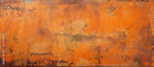 Texture of oxidized orange metal iron