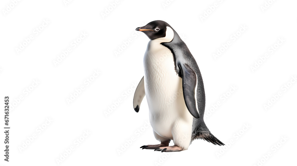 Obraz premium Penguin on transparent background