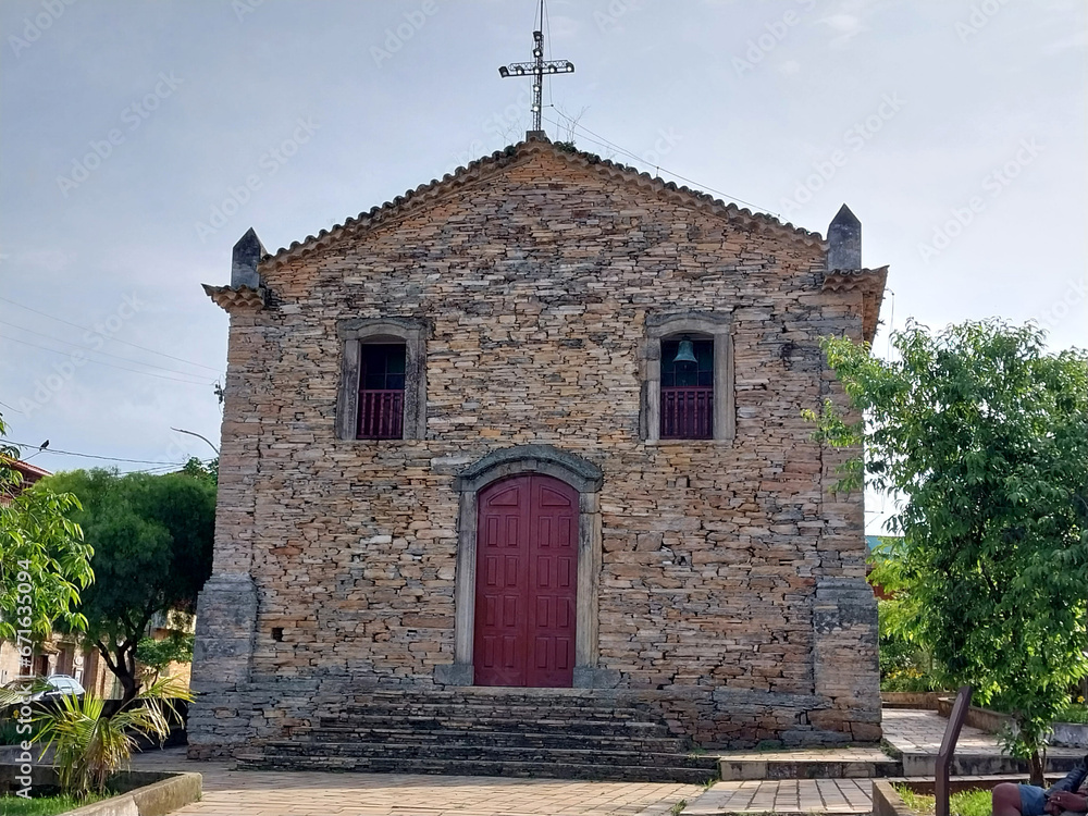 Fototapeta premium São Tomé das Letras Stone church 