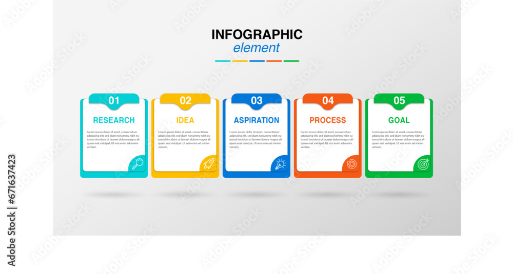 Infographic design with icons and 5 options or steps. Infographics business concept. Infographic design with icons and 5 options or steps. Infographics business concept.