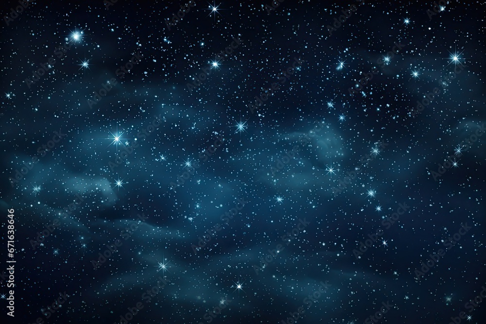 A night sky with stars forming recognizable patterns, highlighting the concept of constellations