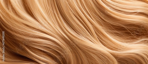Wave hair fragment used as textured background composition