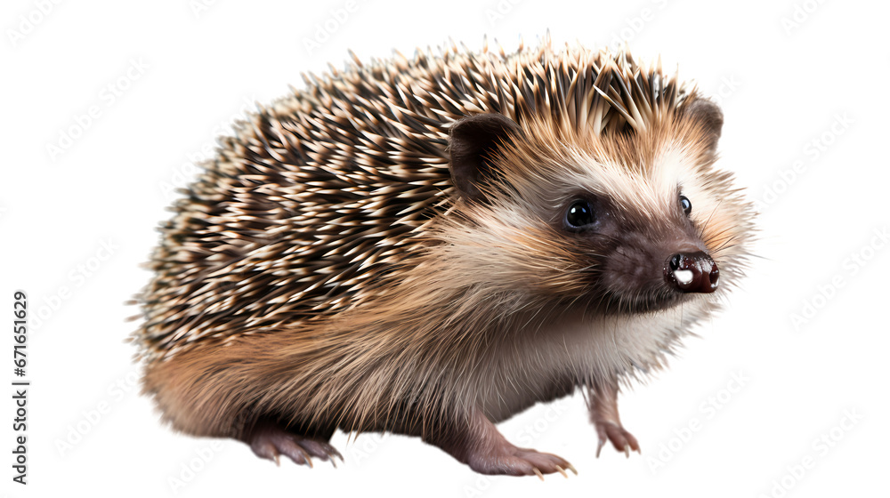 Hedgehog on transparent background Hedgehog on transparent background