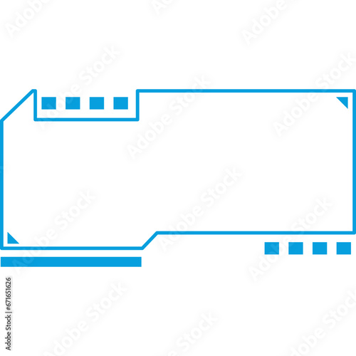 Abstract Frame Futuristic 