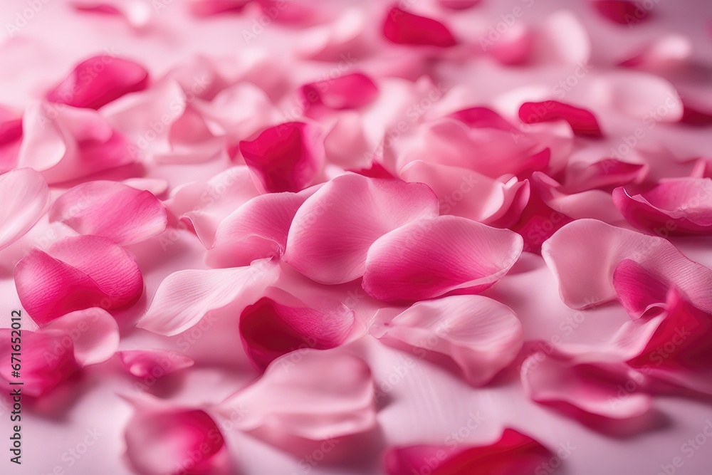 rose petals on soft silk pink rose petals valentines day or mothers day background