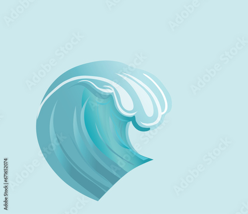 Vector wave / Ocean wave illustration