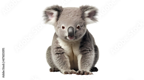 Koala on transparent background