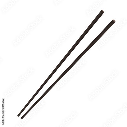 chopsticks vector. chopsticks white background. wallpaper. free space for text. copy space.