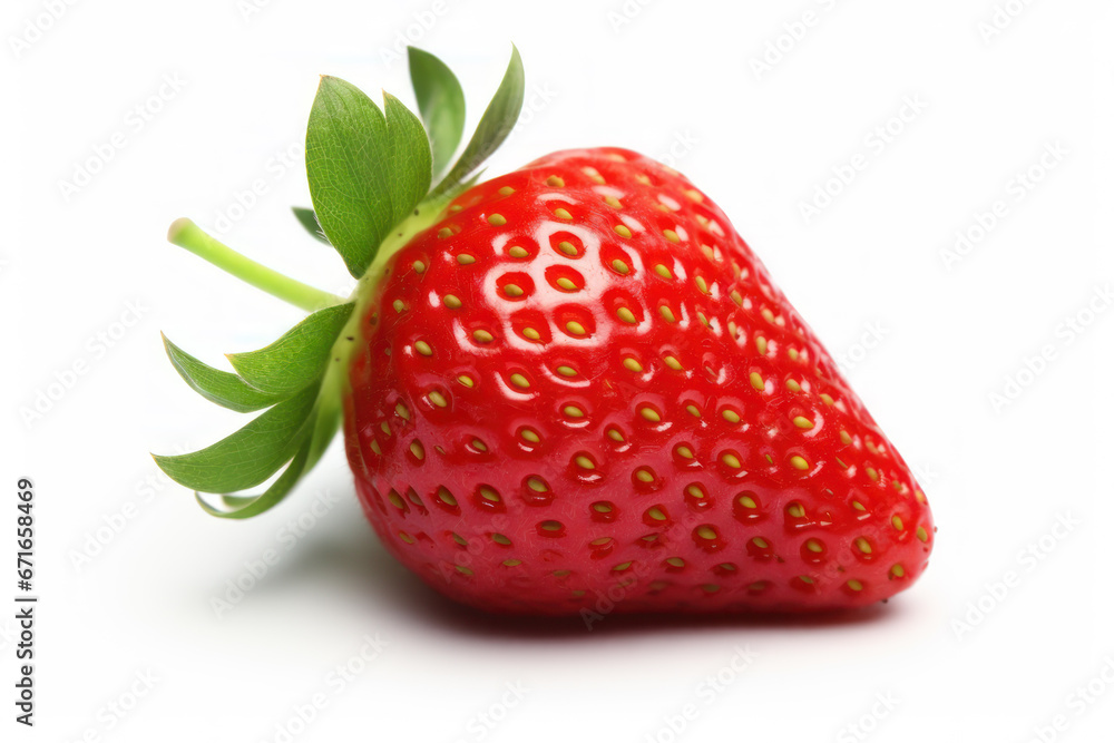Strawberry fruit isolated on white background Strawberry fruit isolated on white background