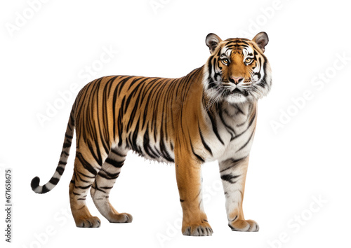 Tiger isolated on transparent white background © Photocreo Bednarek