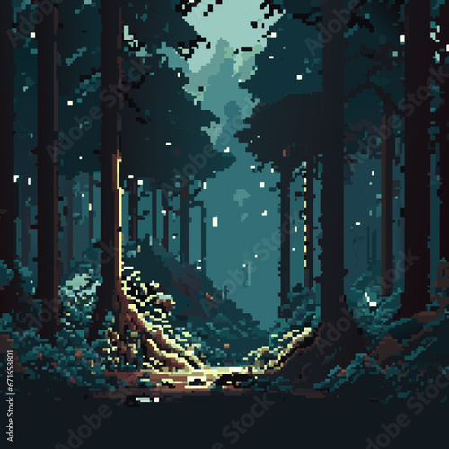 forest , pixel art, rpg maker
