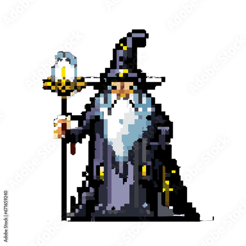 wizard, pixel art, rpg game, rpg maker