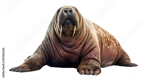 Walrus on transparent background