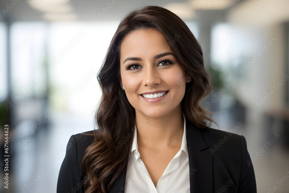 Corporate portrait woman caucasian confident businesswoman posing in office company indoors hands crossed smiling toothy successful top manager female girl employer business leader looking at camera Corporate portrait woman caucasian confident businesswoman posing in office company indoors hands crossed smiling toothy successful top manager female girl employer business leader looking at camera