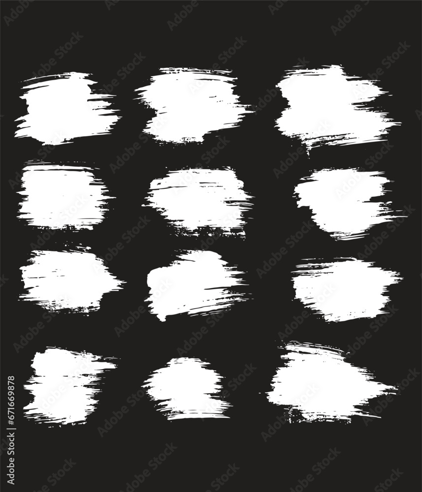Ink abstract vector white brush stroke design Ink abstract vector white brush stroke design
