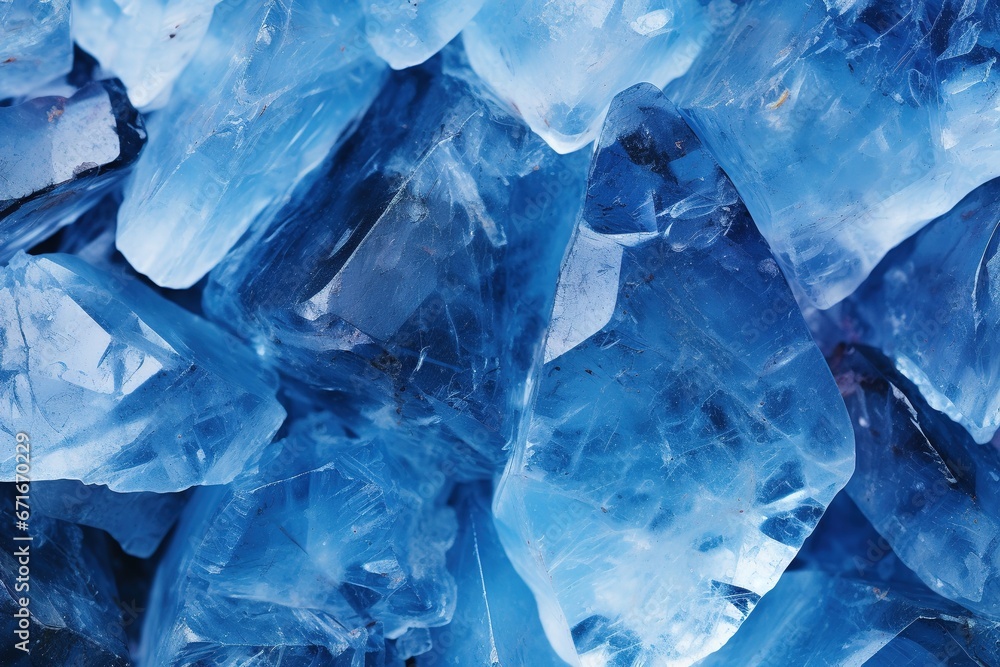 Obraz na płótnie closeup abstract texture blue quartz stone background w salonie