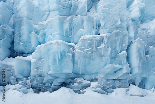  Frozen Wall Background - Generative AI