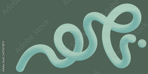 3D colorful arches. Liquid geometric shapes. Abstract vector design elements. suitable for web banner and walpaper design.