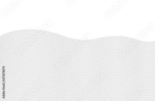 Abstract wave lines geometric background