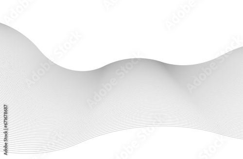 Abstract wave lines geometric background
