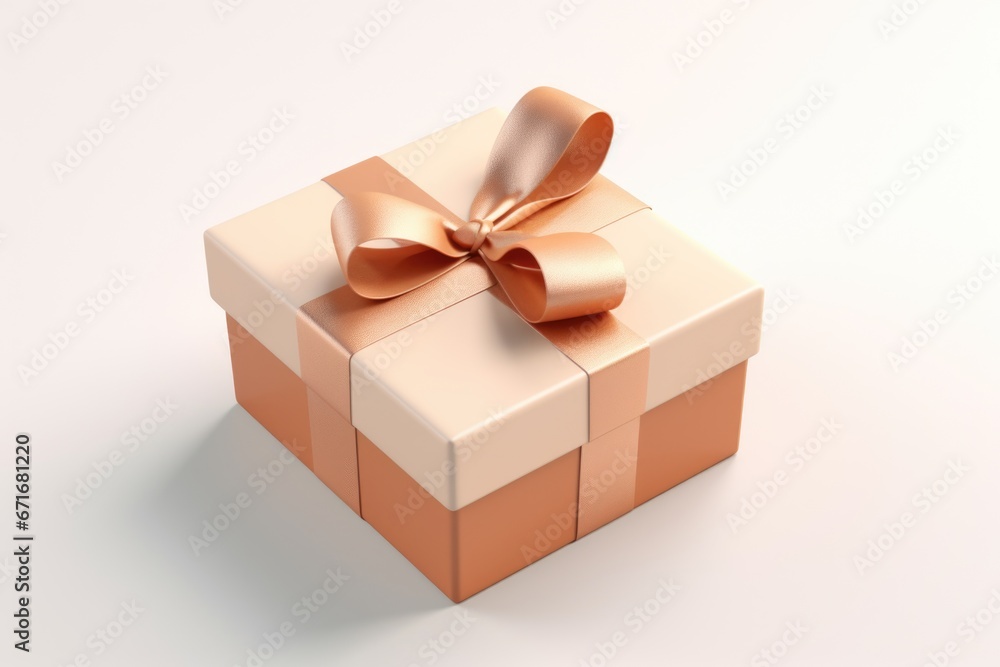 A gift box with a bow on top of it. A gift box with a bow on top of it.