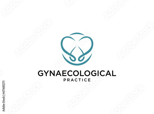 gynaecological or female genital health logo design