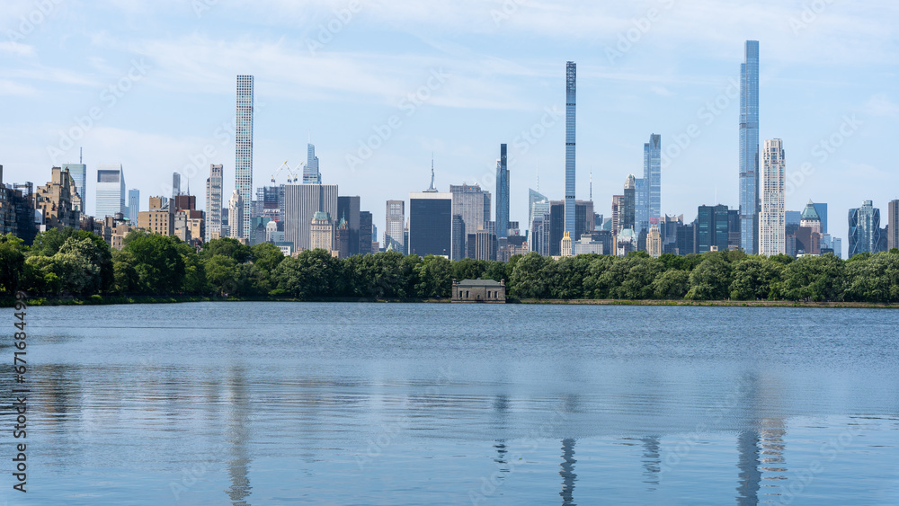 Billionair's Row from Central Park, New York Billionair's Row from Central Park, New York