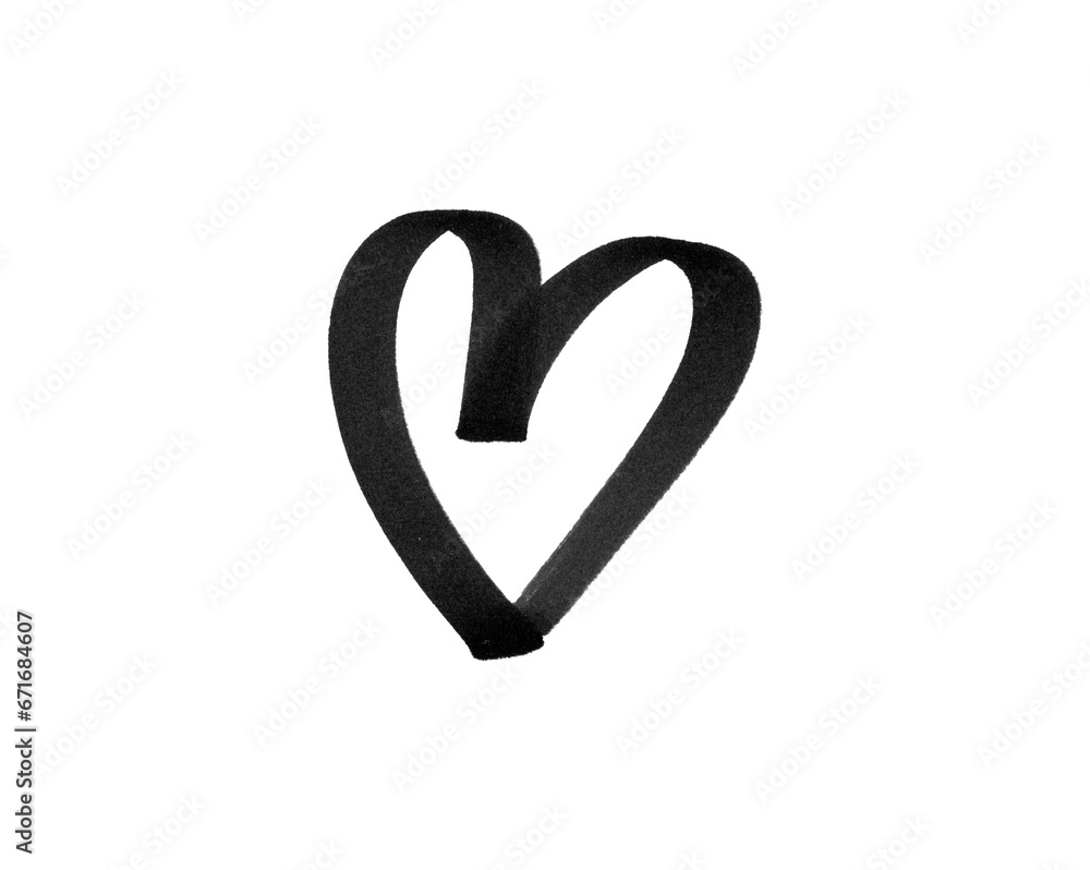 black marker pen scribble heart on png transparent background black marker pen scribble heart on png transparent background