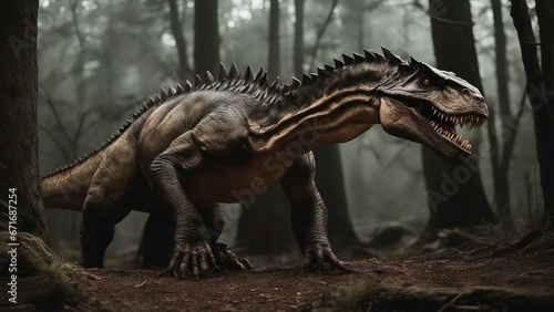 tyrannosaurus rex dinosaur _He was a vicious dinosaur  and he knew it. He had everything he wanted_ a mouth full of teeth 