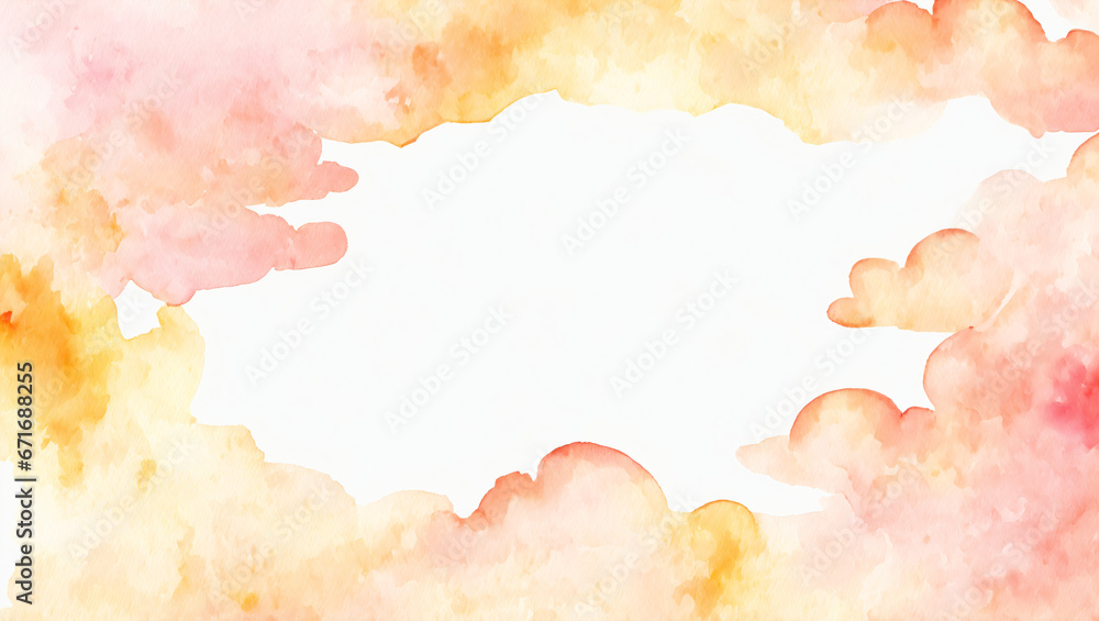 abstract watercolor background with clouds abstract watercolor background with clouds