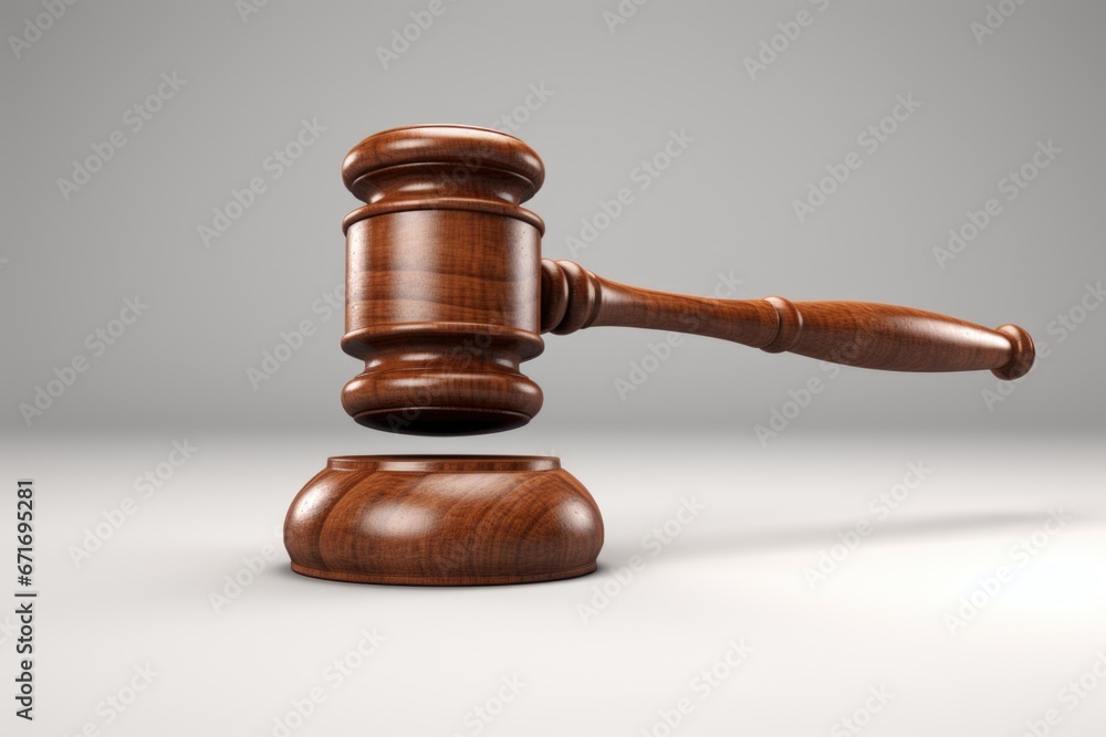 A judge's gavel on top of a wooden block. A judge's gavel on top of a wooden block.