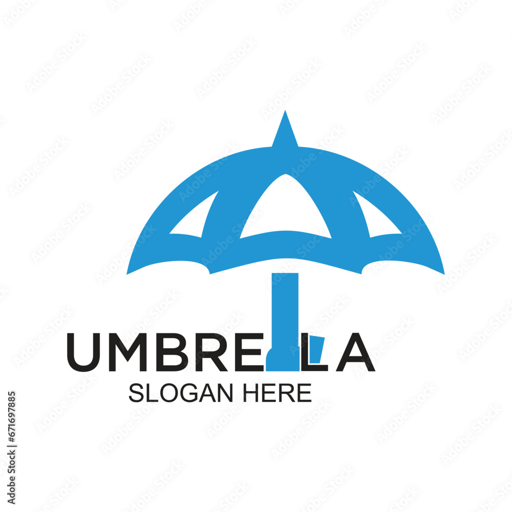 Umbrella logo design simple concept Premium Vector Umbrella logo design simple concept Premium Vector