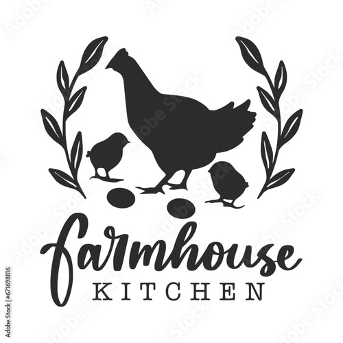 Farmhouse kitchen come gather around are talile - Vector illustration for housewarming posters, banners, Flyer, T shirt bundle svg