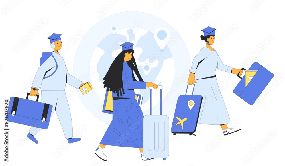 International exchange student. Graduate immigration route. International exchange student. Graduate immigration route.