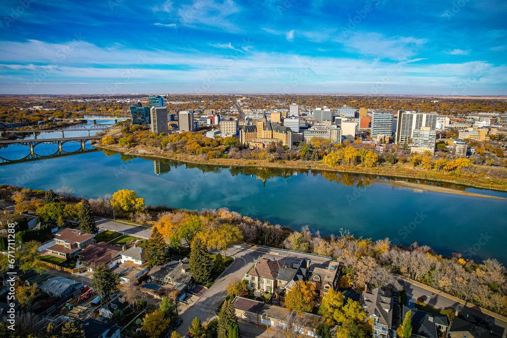 Urban Heartbeat: Downtown Saskatoon, Saskatchewan Skyline