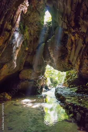 River in the cave Santana (PETAR) - Brazil