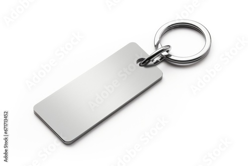 Key chain for mockup design mock up. AI Generated photo