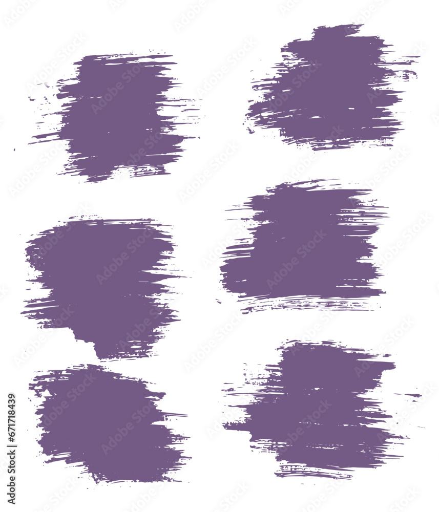 Purple ink paint brush stroke background