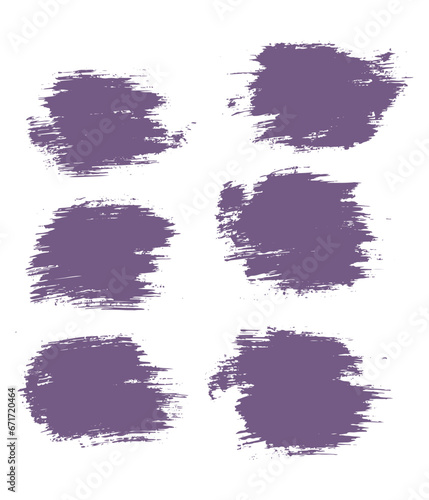 Wallpaper Mural Abstract grunge purple color brush stroke banner Torontodigital.ca